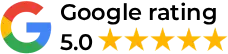 Google rating five star